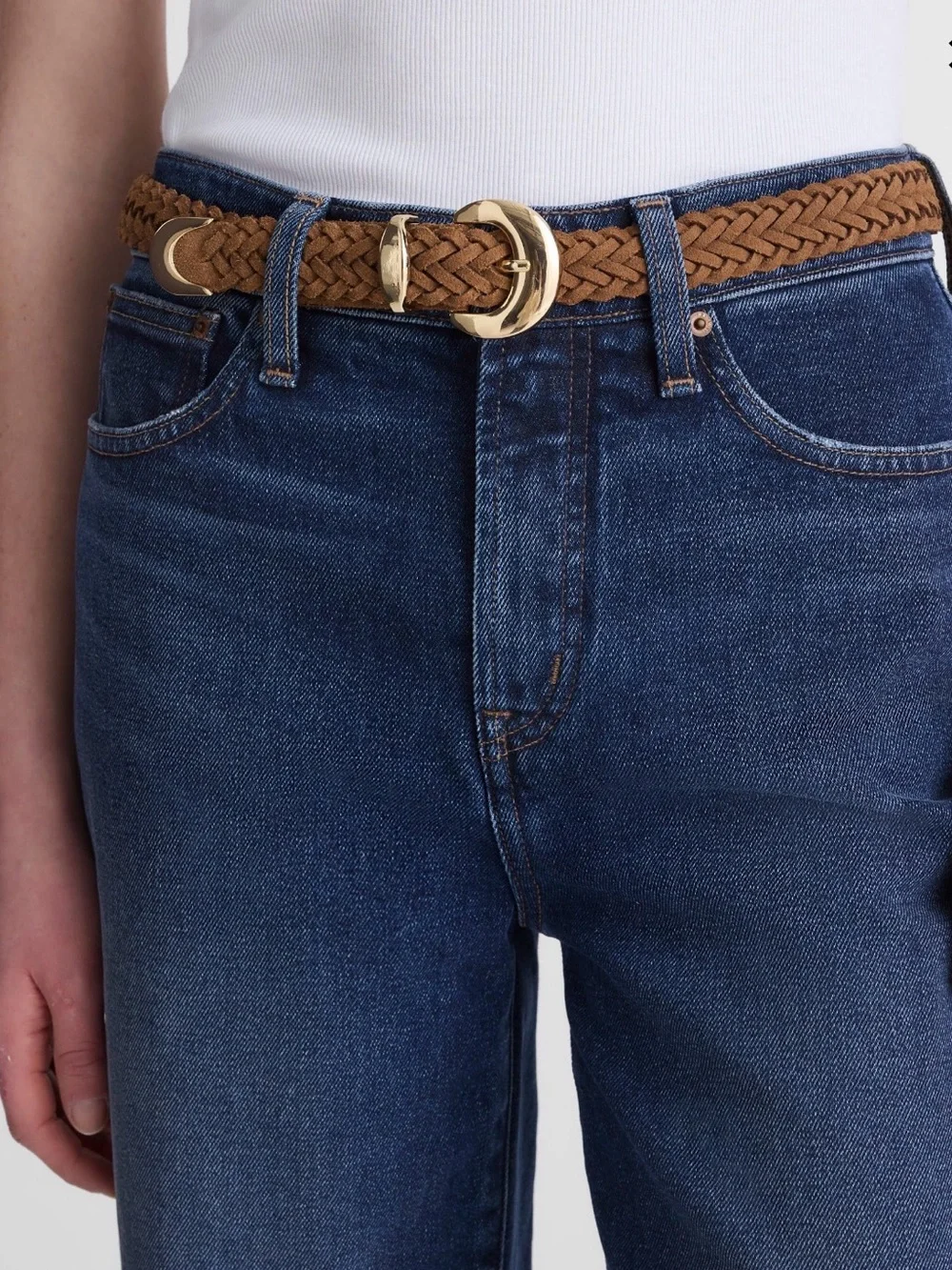 NWT MADEWELL Domed Buckle Wide Belt size women’s medium/large